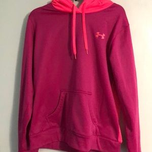 Pink Under Armour hoodie